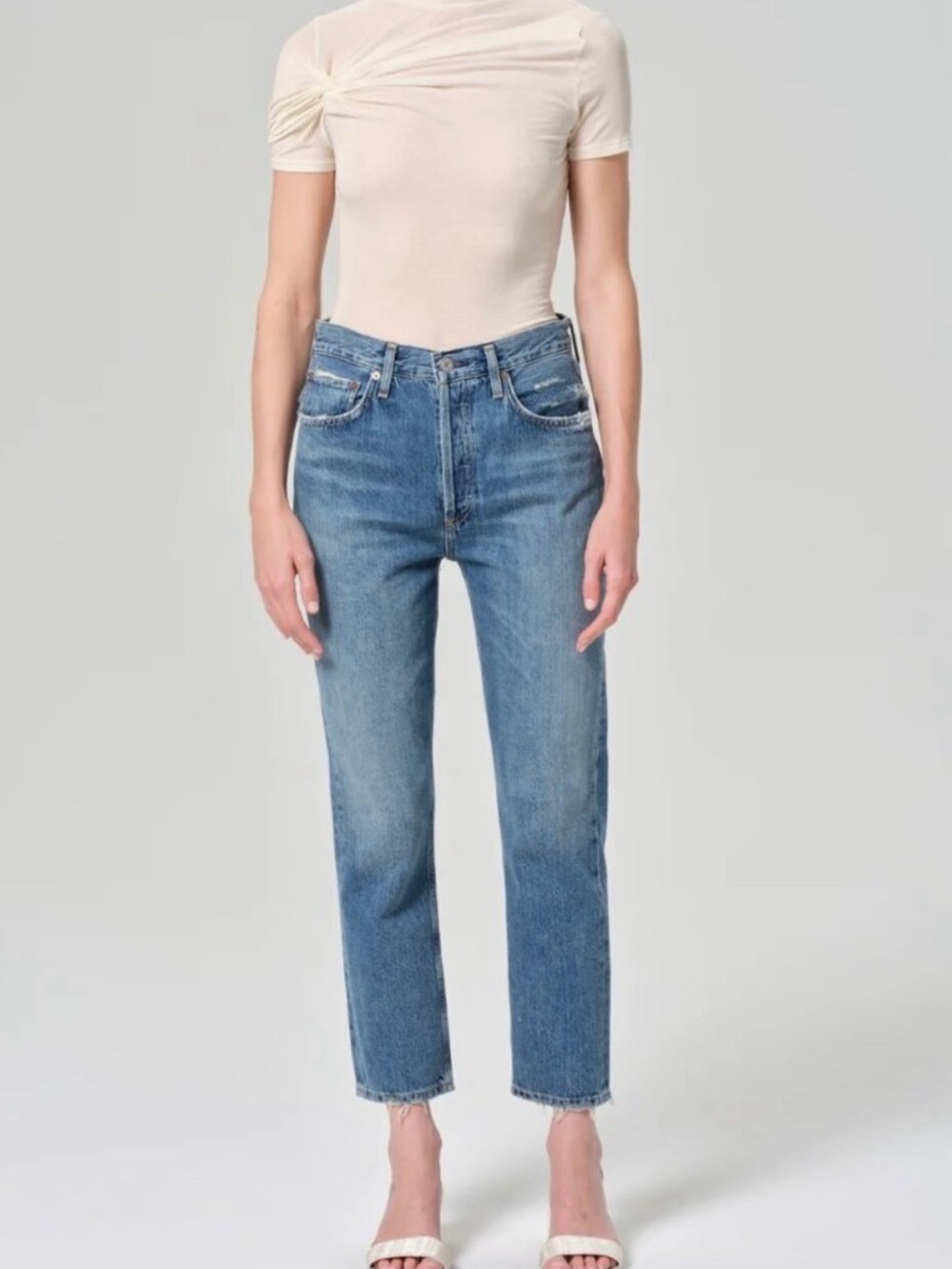 AGOLDE Riley Cropped Jeans in size 27